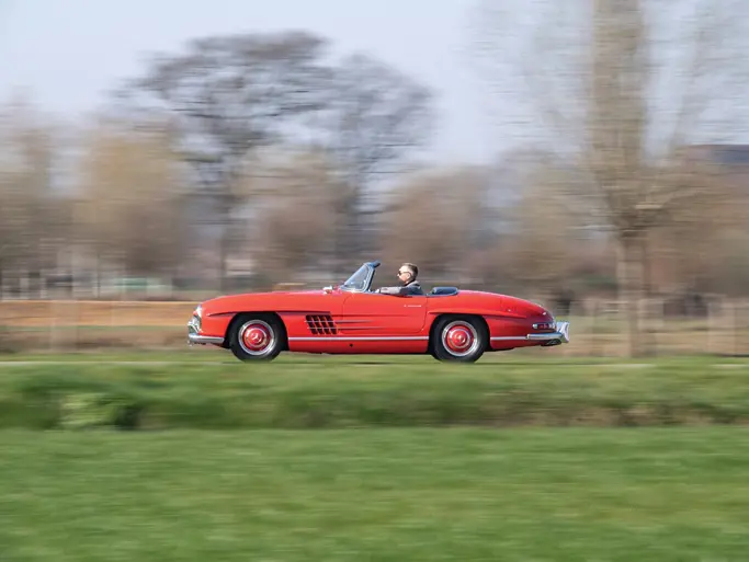 1963 MercedesBenz 300 SL Roadster offered at RM Sothebys Villa Erba live auction 2019