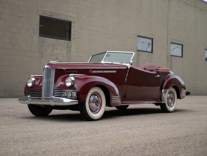 1942 Packard Super Eight One-Eighty Convertible Victoria by Darrin: market value and price history