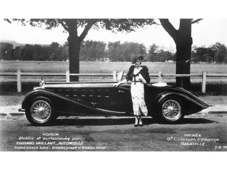The view of the Saliot Voisin at its completion that won Sam Mann's heart.
