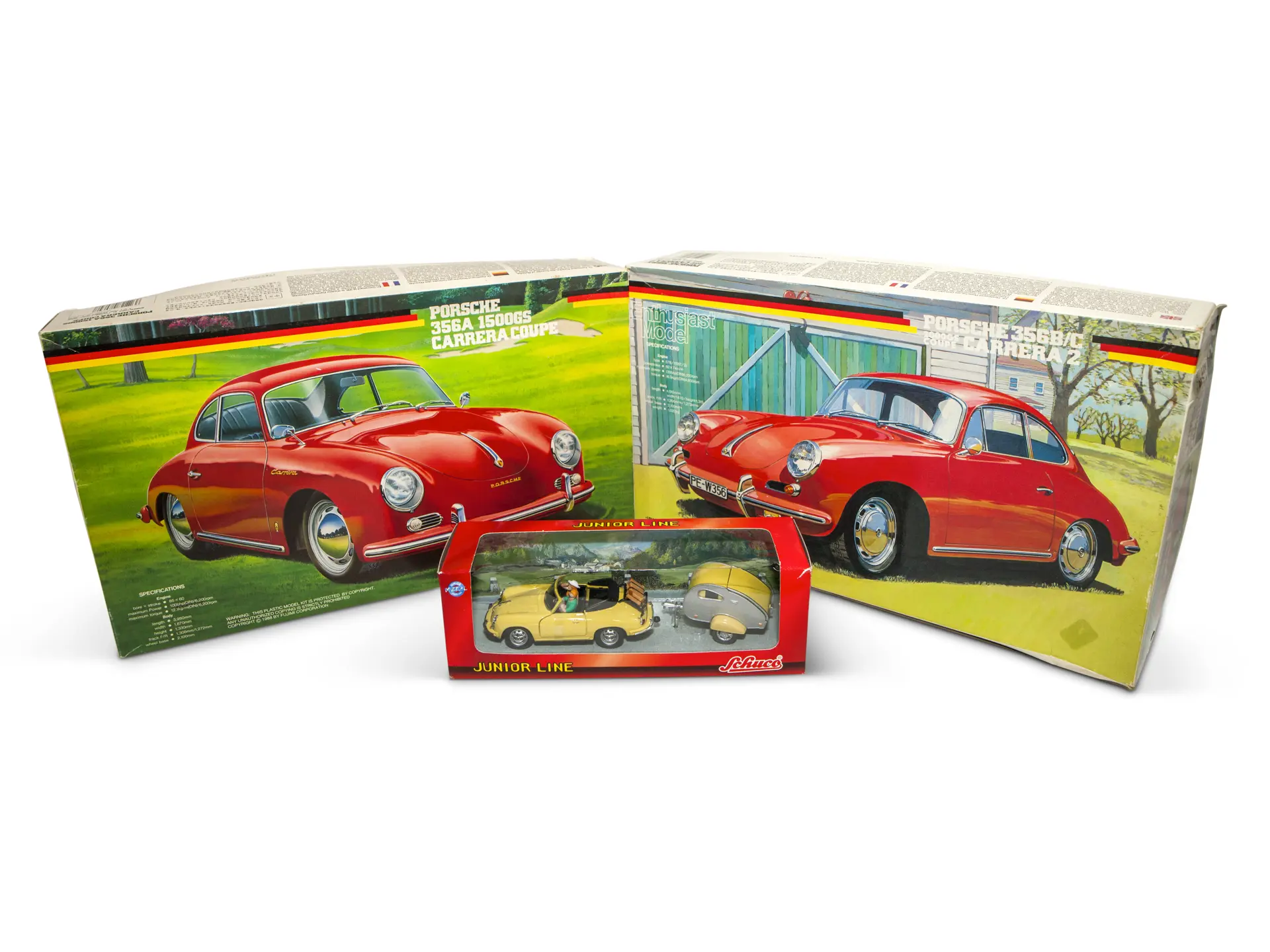 ミニカー HECO MODELES Porsche 356 A 1955 CREME 1955 Porsche 356 A Speedster Black Diecast Model Car | KK Scale