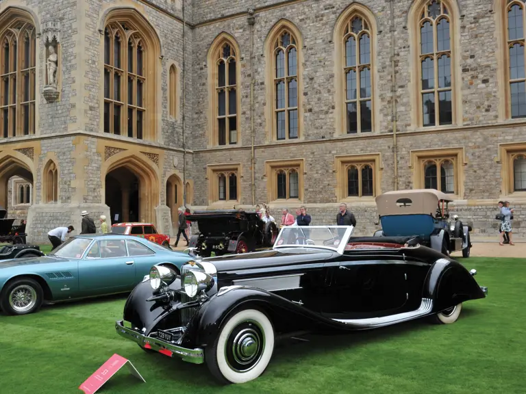 The Hispano-Suiza at the 2016 Concours of Elegance at Windsor Castle.