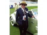 Longtime owner Ric Simpson with his pride and joy at the 2008 Pebble Beach Concours d'Elegance.