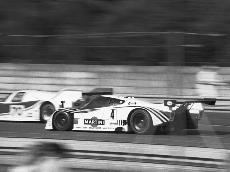 The Lancia finished 8th overall after completing 326 laps at the 1984 24 Hours of Le Mans.
