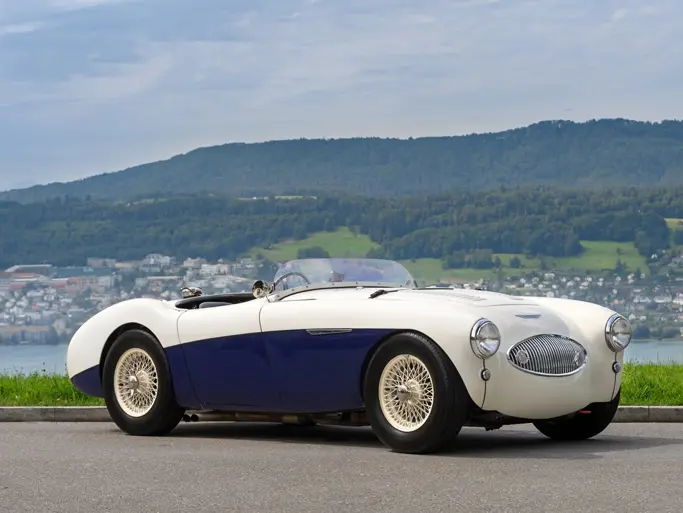 1955 AustinHealey 100S offered at RM Sothebys St. Moritz Live Auction 2021