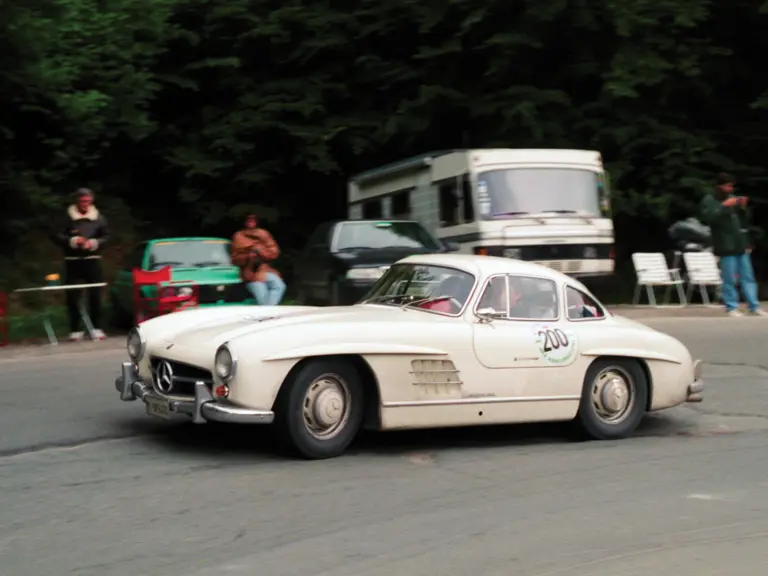 This car competing at the 1993 Mille Miglia.