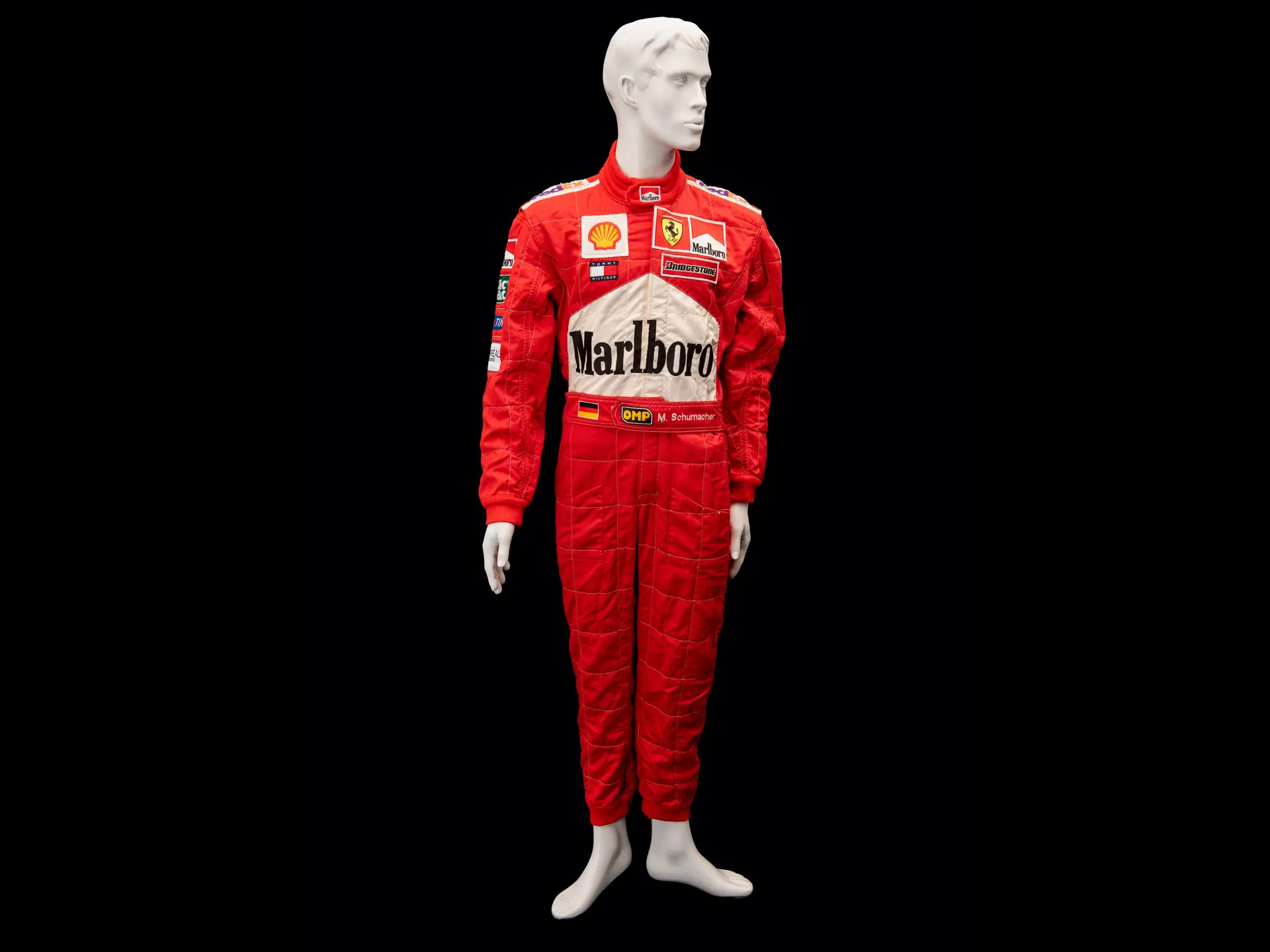 2001 Michael Schumacher Scuderia Ferrari OMP Formula 1 Racing Suit