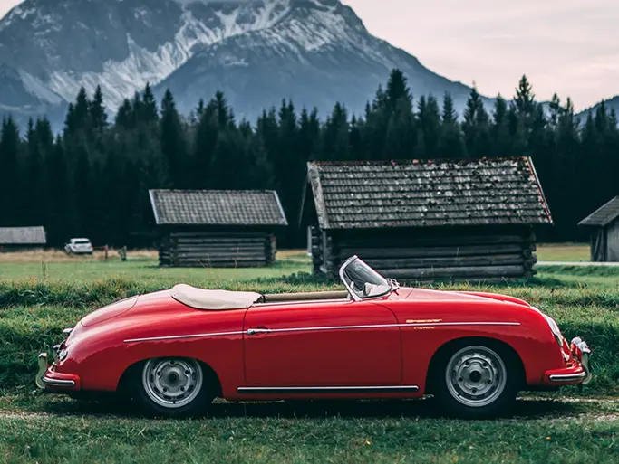 1955 Porsche 356 Carrera 1500 GS Speedster by Reutter offered at RM Sothebys London online auction 2020