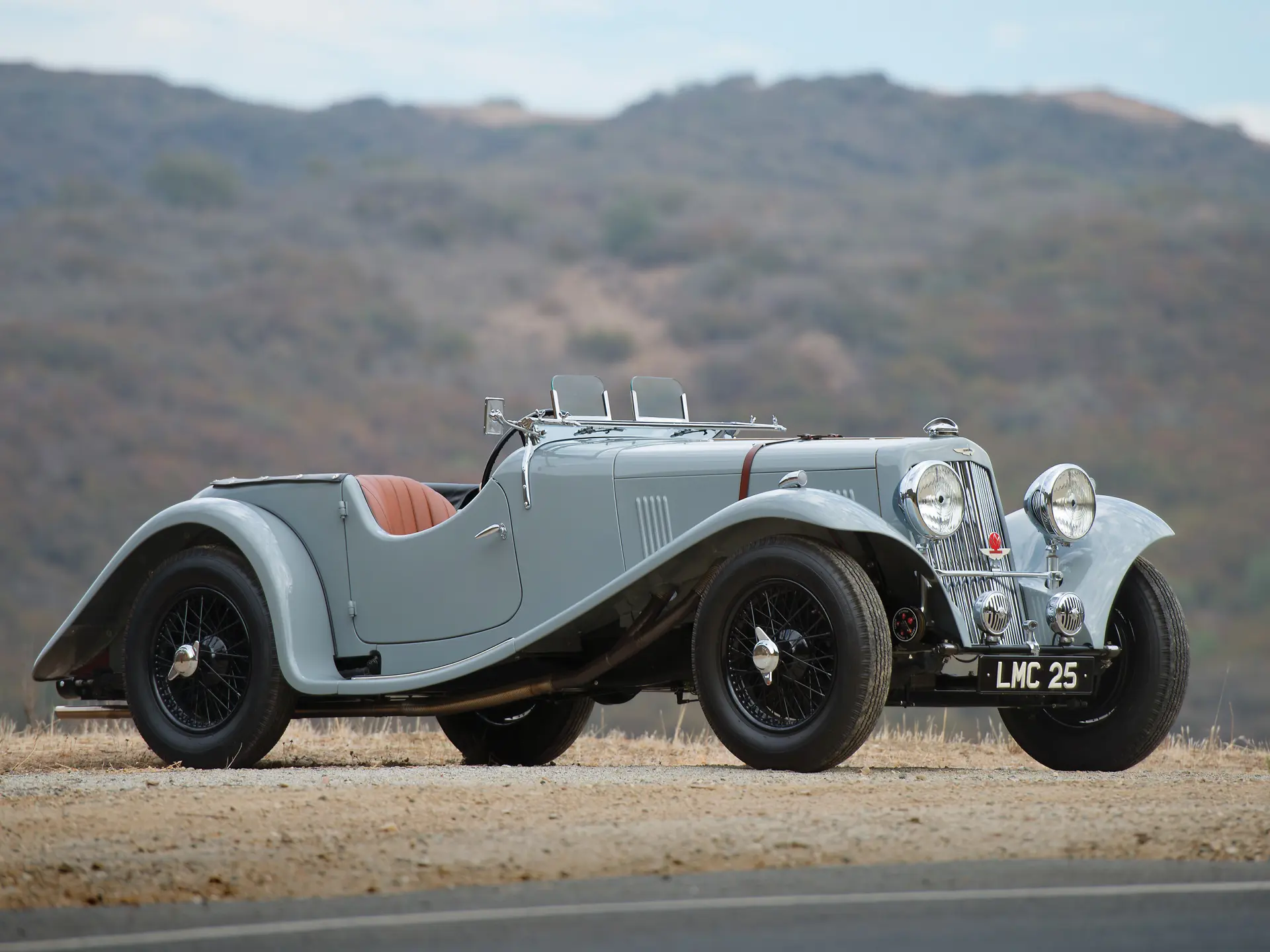 Miniature Matrix 1/43 - Aston Martin Roadster 1938 - Noire - Neuve Sous Boîte