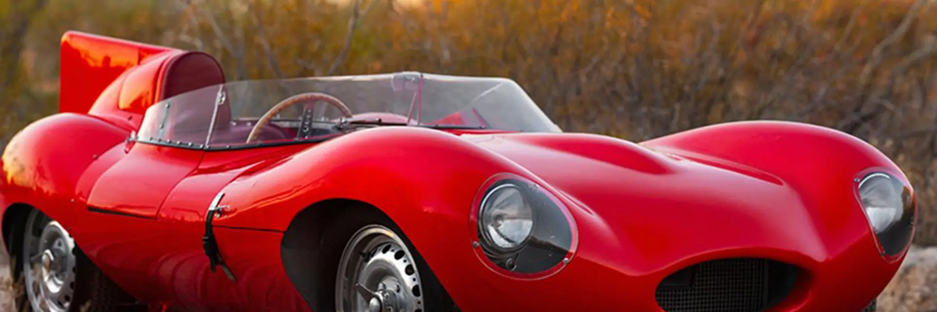 1955 Jaguar DType offered at RM Sothebys Arizona Live Auction 2021