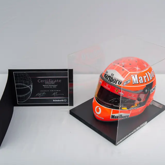 2004 Michael Schumacher Schuberth Scuderia Ferrari Formula 1