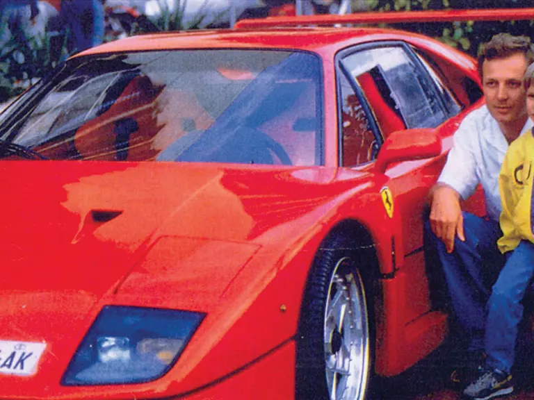 Stefano Casiraghi with chassis 80161 in Monaco.