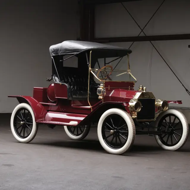 1911 Ford Model T ミニチュアモデル AutoCult Ford Model T „The Golden Ford“ (1911) (USA)