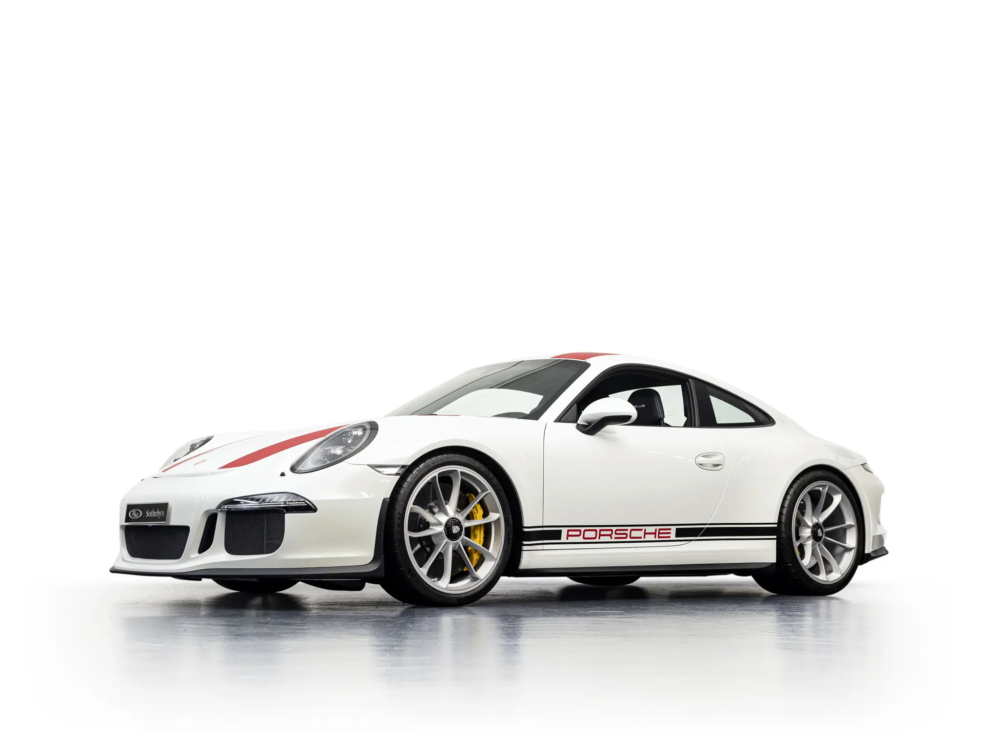 1/43 Porsche 911 R 2016MY ホワイト&レッドストライプ 8c1e7d615fe0edc9b1f36e1646367c