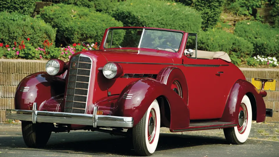 Car shot for RM for Hershey auction.,  Car belongs to Sonny Abagnale,   1936, Lasalle Conv.