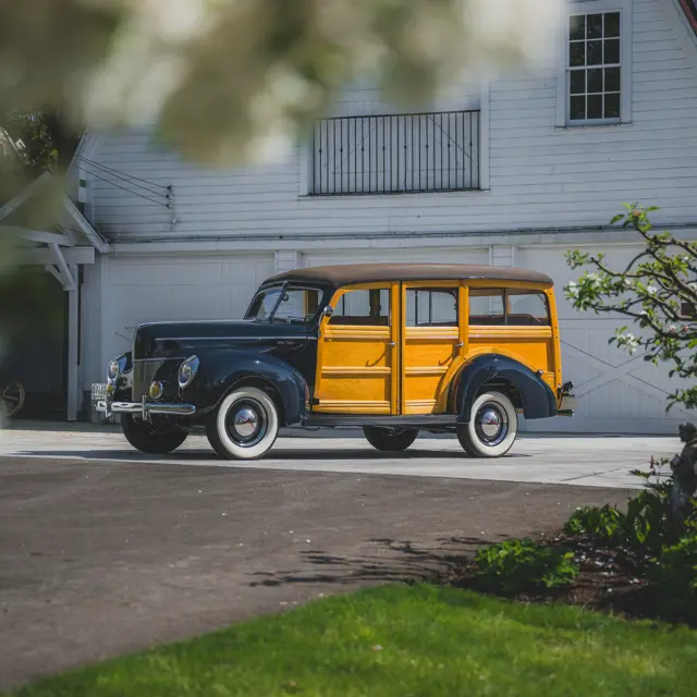 1940 Ford DeLuxe Station Wagon | Hershey 2025 | RM Sotheby's