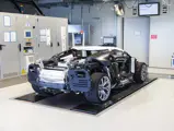Chassis 069 during production at Bugatti’s facilities in Molsheim, France.