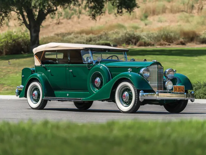 1934 Packard 1107 Twelve Phaeton: market value and price history