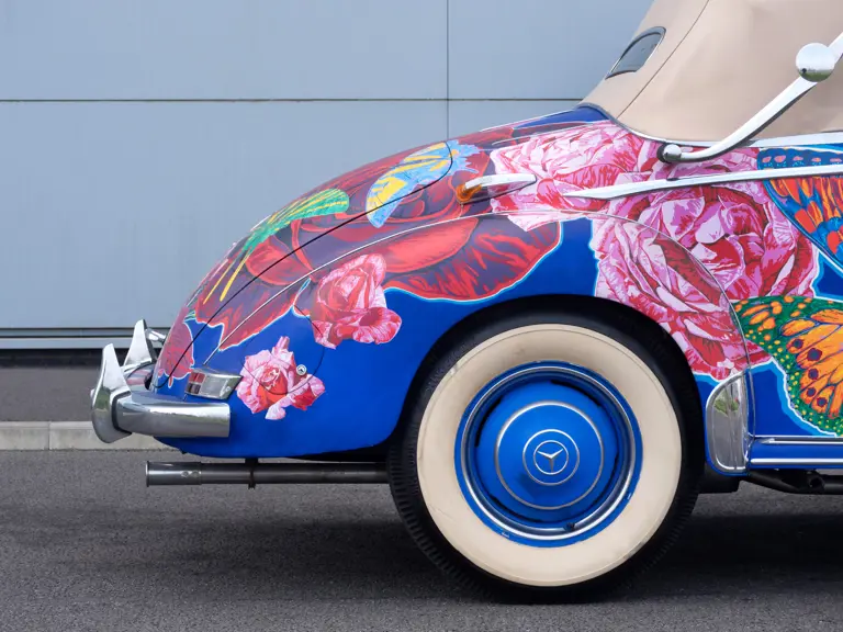 1952 Mercedes-Benz 220 Cabriolet painted by Hiro Yamagata
