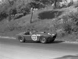 Driven by Ken Miles and Bob Holbert, CSX 2129, #98, finishes 1st in class, 2nd overall, in the Road America 500, Elkhart Lake, Wisconsin, September 1963.