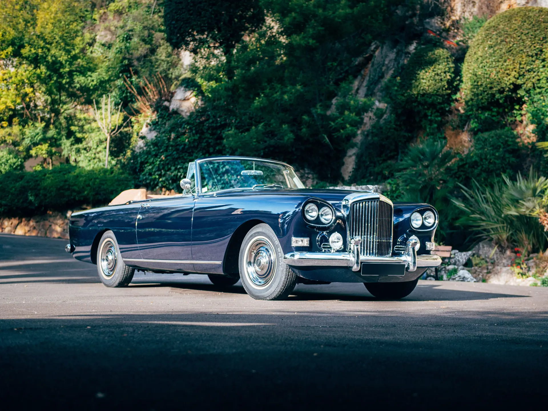BENTLEY S3 CONTINENTAL MULLINER PARK WARD 1963 CABRIOLET BLEU