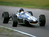 Dan Gurney races chassis number 103 towards a third place finish at the Canadian Grand Prix at Mosport in 1967.
