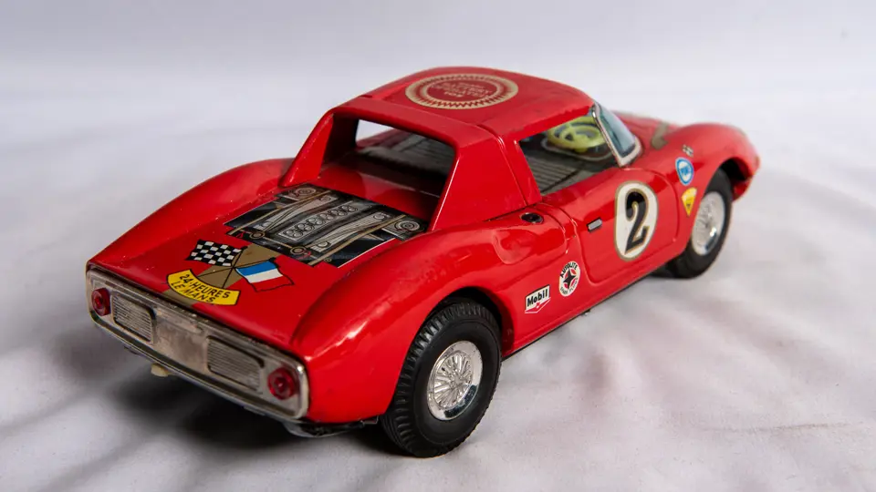 Ferrari 250 LM Battery-Operated Tin Toy by Asahi | Open Roads