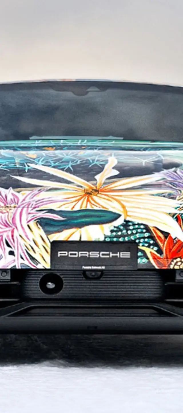 Queen of the Night: One-of-a-Kind Porsche Taycan 4S Artcar by