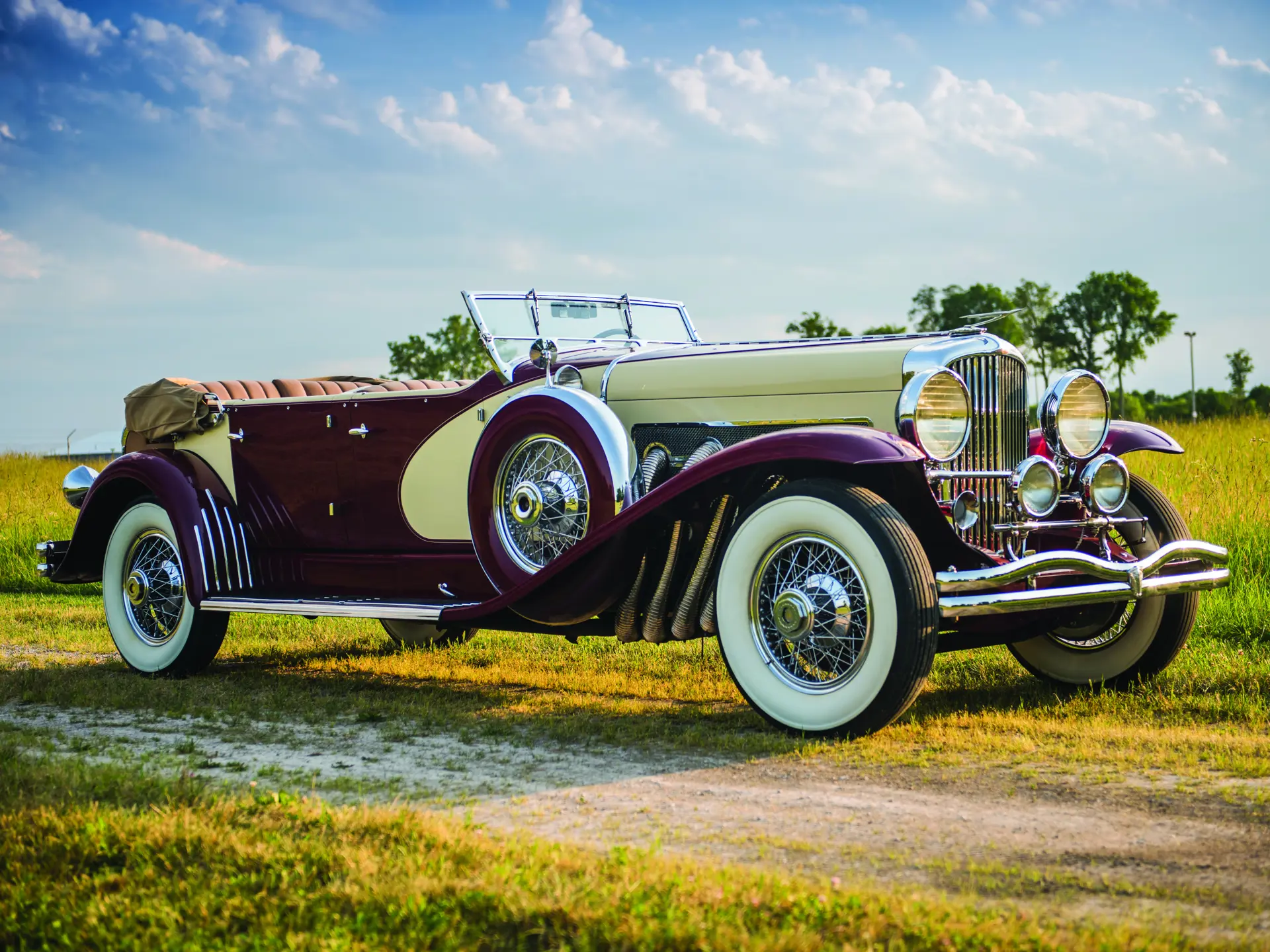 1933 Duesenberg Model SJ 'Sweep Panel' Sport Phaeton by