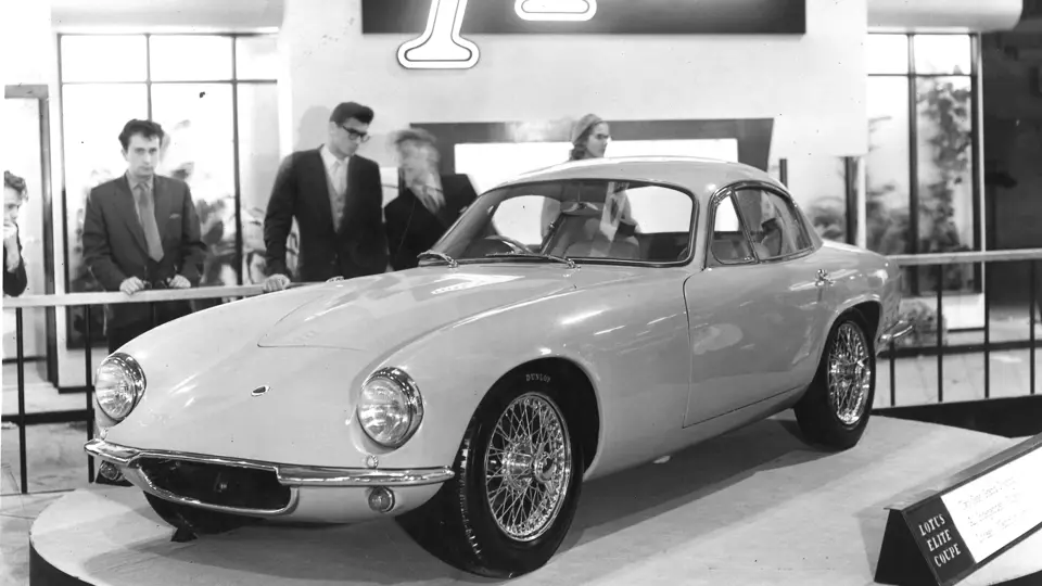 Chassis no. 1008 at the Earl’s Court Motor Show, 1958