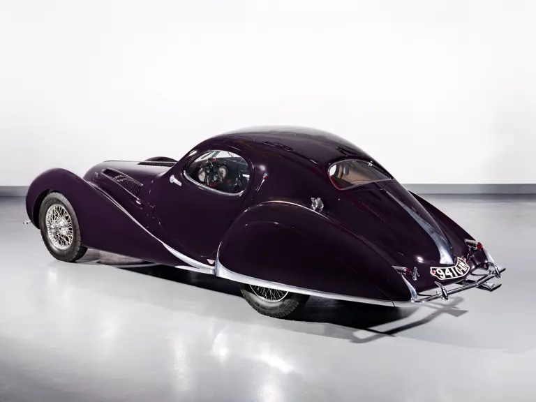 1938 Talbot-Lago T150-C SS Teardrop Coupe by Figoni et Falaschi | Monterey  2022 | RM Sotheby's