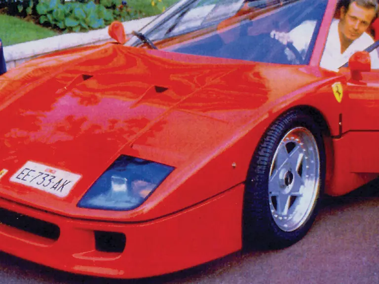 Stefano Casiraghi with chassis 80161 in Monaco.