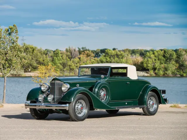 361° SUPER BEAVER 1934 Packard 1104 Super Eight Coupe Roadster | Arizona 2017