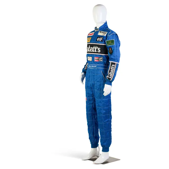 1992 Canon Williams Renault Sparco Race Suit | Nigel Mansell's