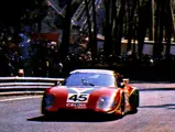 Entered by Scuderia Supercar Bellancauto, #45 Ferrari 512 BB/LM races in the 1981 24 Hours of Le Mans.
