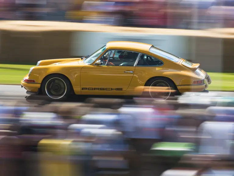 The Porsche Reimagined by Singer 'U.K. 1' at the 2015 Goodwood Festival of Speed.