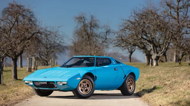 原画　ランチア・ストラトスHF（LANCIA STRATO&#39;S HF(acca 1975 Lancia Stratos HF Stradale by Bertone | Monaco 2024