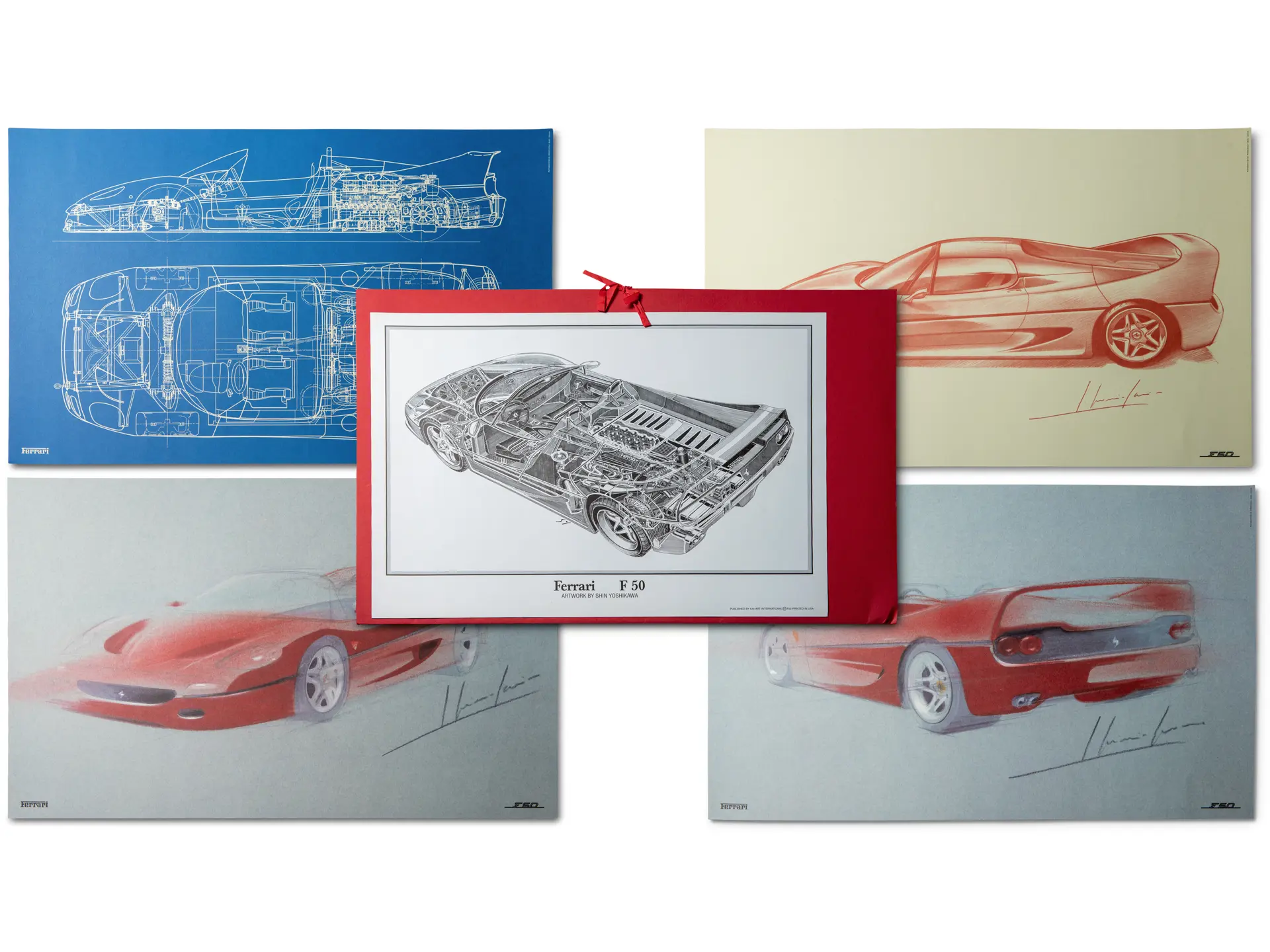 Ferrari F50 Design Portfolio, 1995 | Open Roads, Fall | RM