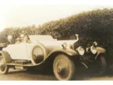 The Rolls-Royce is driven by the original owner and their family during the 1920s.