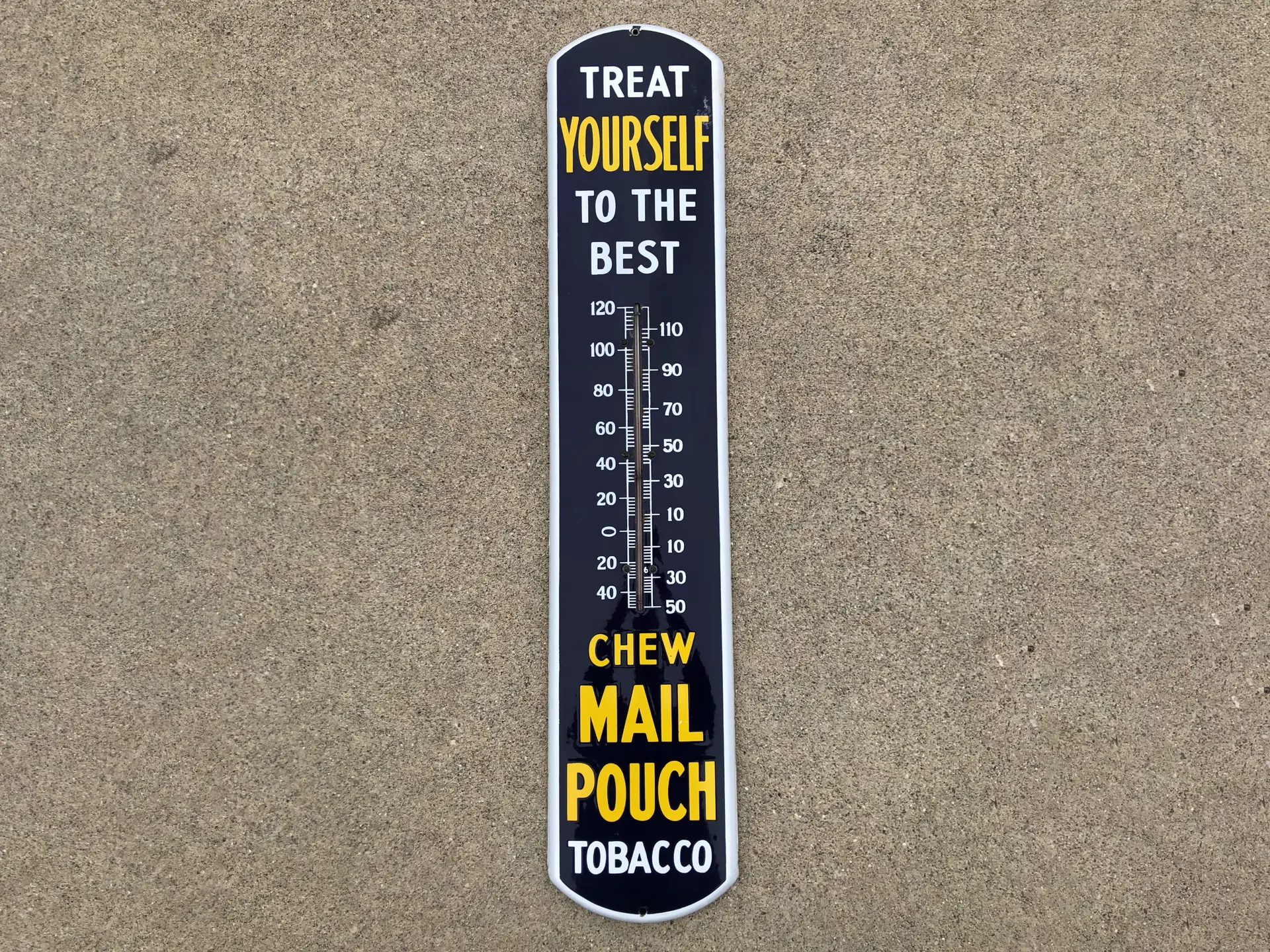 Treat Yourself to the Best Chew Mail Pouch Tobacco Porcelain Thermometer |  Open Roads, April 2021