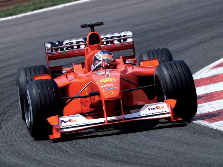 Formula One Spanish Grand Prix
Michael Schumacher
Barcelona, Spain, 07-05-2000
Pic Steve Etherington/ LAT
ref: 18mb Digital. Race.
