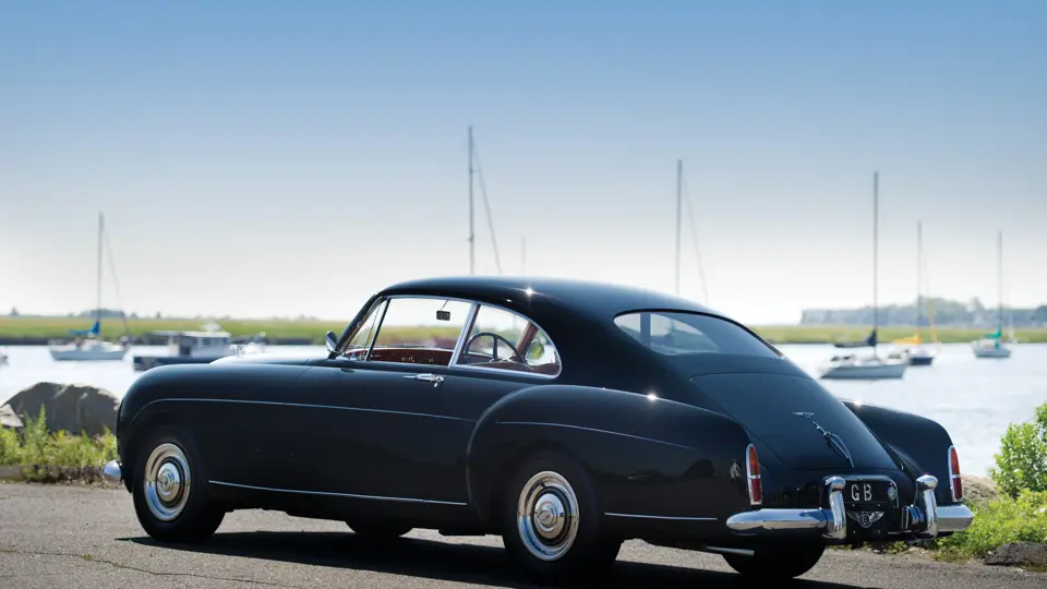 Car shot for RM for London auction.  Car belongs to Dennis NIcotra.   Packard Convertable V12, LF11, R115, 1956 Bentley Continential