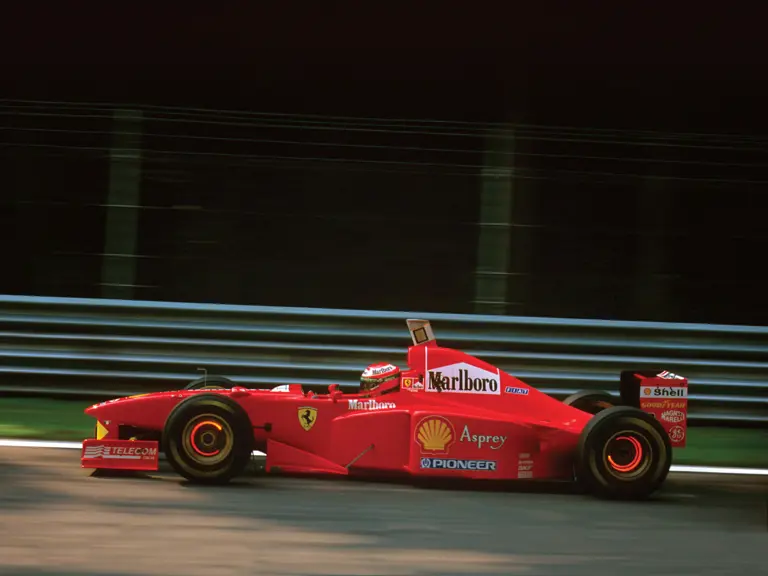 1997 Italian Grand Prix.
Monza, Italy.
5-7 September 1997.
Eddie Irvine (Ferrari F310B) 8th position.
Ref-97 ITA 18.
World  Copyright - LAT Photographic