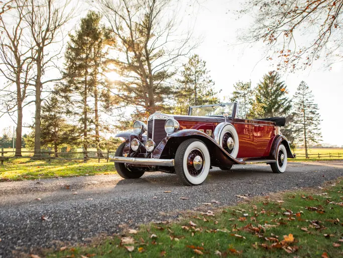 1931 Marmon Sixteen Convertible Sedan by LeBaron: market value and price history