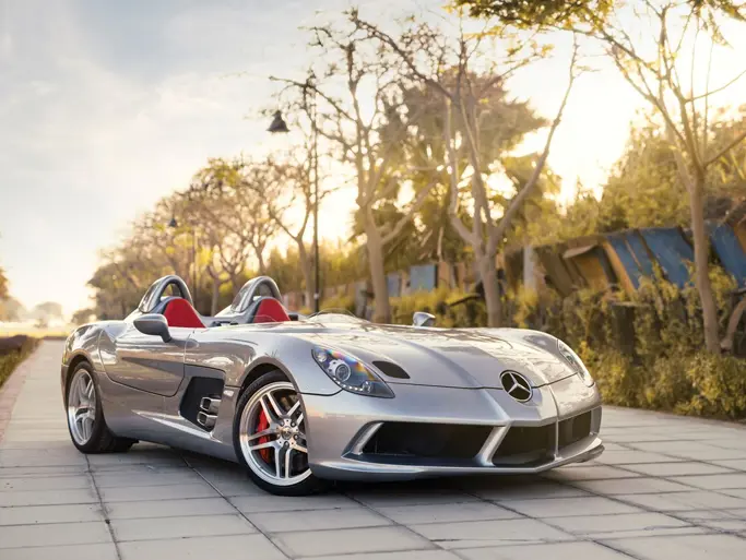 2009 MercedesBenz SLR McLaren Stirling Moss offered at RM Sothebys Villa Erba live auction 2019