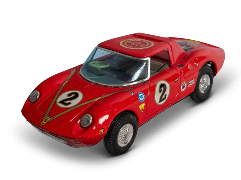 Ferrari 250 LM Battery-Operated Tin Toy by Asahi | Open Roads