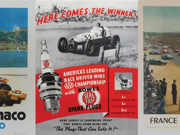 Event Posters offered in RM Sothebys The Art of Competition online auction 2020