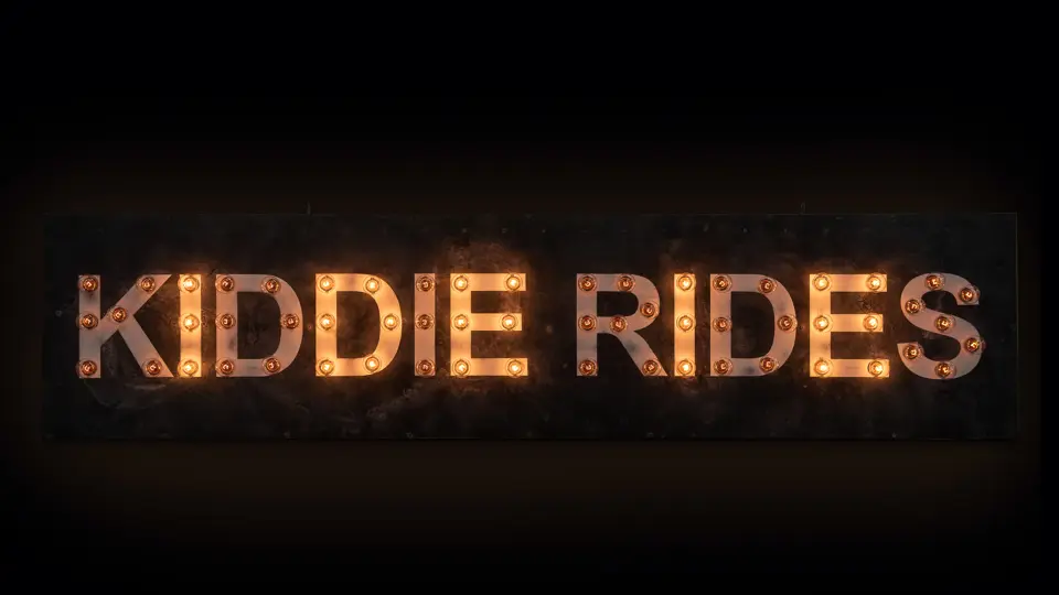 Kiddie Rides Lighted Letters Sign | Handle with Fun | RM Sotheby's