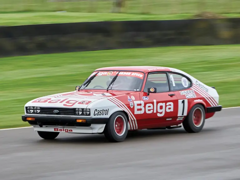 CC13 on the track at the Goodwood Members’ Meeting in April of 2017 driven by Roberto Ravaglia.