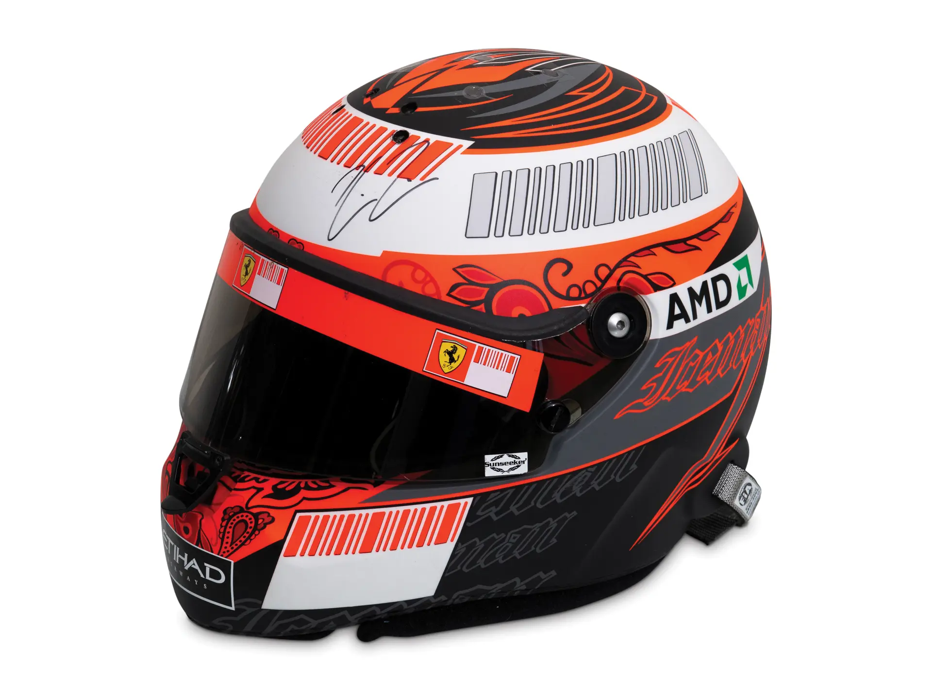 Kimi Räikkönen Ferrari Signed Helmet, 2008 | Online Only