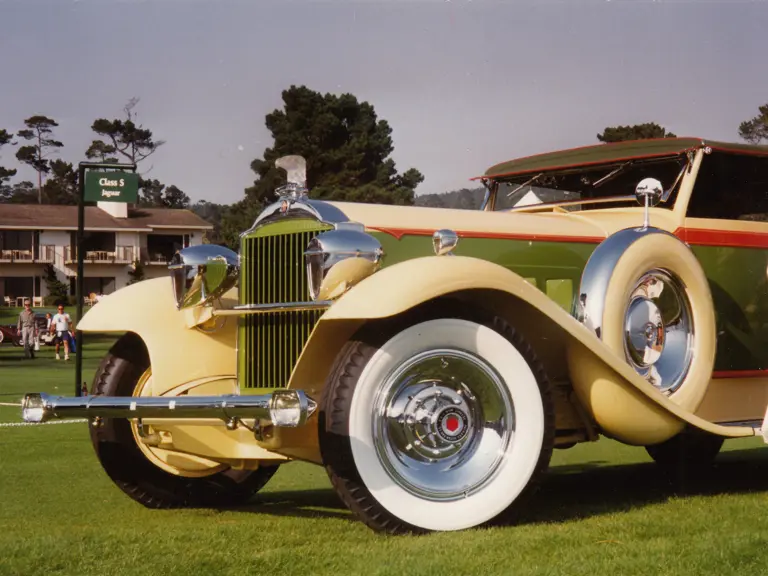 The Packard at the Pebble Beach Concours in 1993.